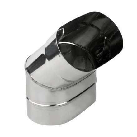 Колено овал. сечения (Отвод) 45 из нерж. ст. 430-0,8 мм, горизонт. купить в Барановичах