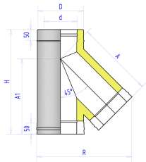 Размер сэндвич-тройника 45 Феникс фото Амазонка бай в Барановичах