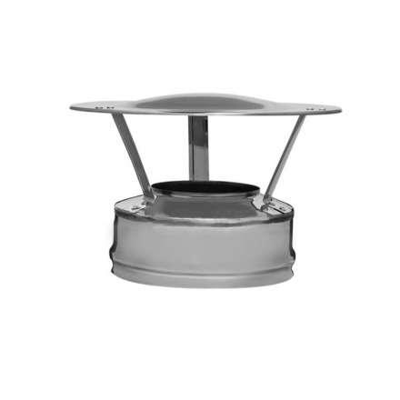 Зонт-оголовок плоский из нерж. ст. 430-430 0,5-0,5 мм, утепл. 50 мм купить в Барановичах