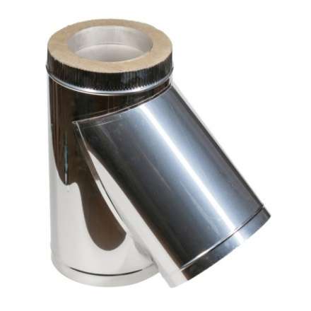 Сэндвич-Тройник 45 из нерж. ст. 430-0,8 мм, утепл. 50 мм в Барановичах