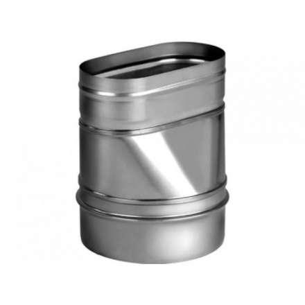 Переход прямой овальный из нерж. ст. 430-1,0 мм купить в Барановичах