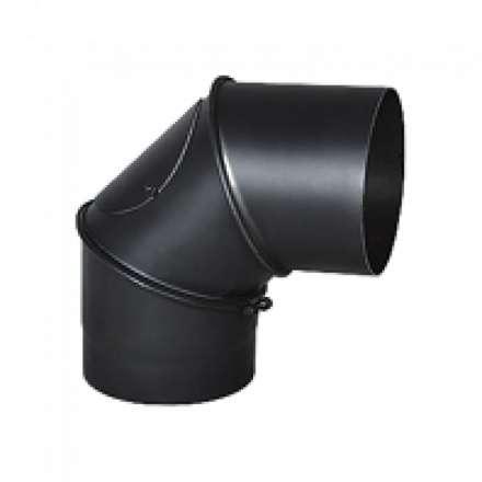 Дымоходное колено (отвод) KAISER PIPES (2мм) трёх-сегментное, поворотное 90° купить в Барановичах
