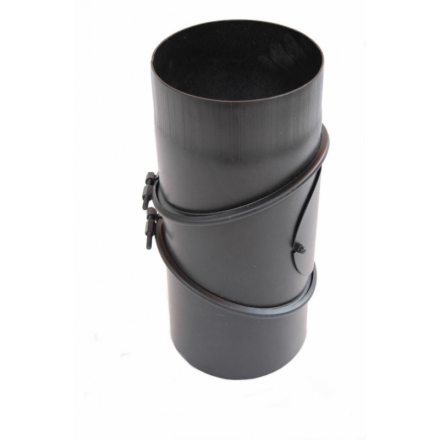 Дымоходное колено (отвод) KAISER PIPES (2мм) трёх-сегментное, поворотное 90° в Барановичах