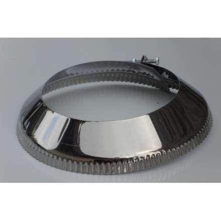 Косынка (юбка) для дымохода  из нерж.ст.  430-0,5 мм купить в Барановичах