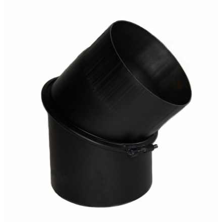 Дымоходное колено (отвод) KAISER PIPES (2мм) сегментное, поворотное 45° купить в Барановичах