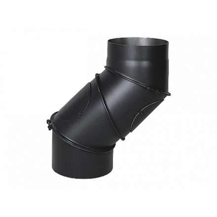 Колено поворотное Darco 4 секции 2 мм черное купить в Барановичах