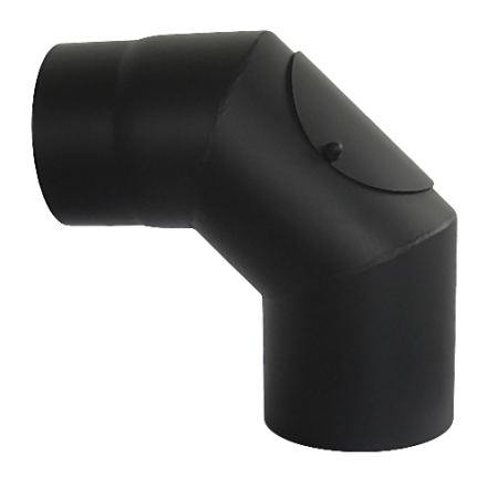 Отвод 90° с ревизией КПД ЧЕРНЫЙ фото в Барановичах