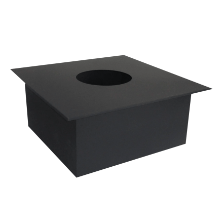 Потолочно-проходной узел (ППУ) КПД ЧЕРНЫЙ под стакан (450x450) фото в Барановичах