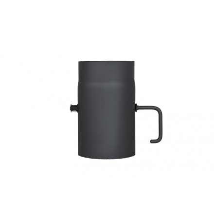 Труба с шибером 250 мм КПД ЧЕРНЫЙ купить в Барановичах