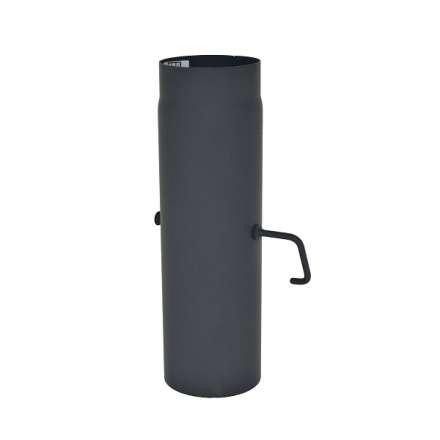 Труба с шибером 500 мм КПД ЧЕРНЫЙ фото в Барановичах