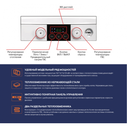 Газовый котел Navien Heatlux NGB210-24K в Барановичах
