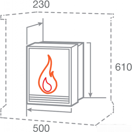 Электрокамин RealFlame FOBOS-S LUX BR в Барановичах