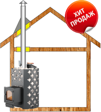 Комплект дымохода для бани А1 Амазонка бай Комплект дымохода для бани А1 Амазонка бай в Барановичах