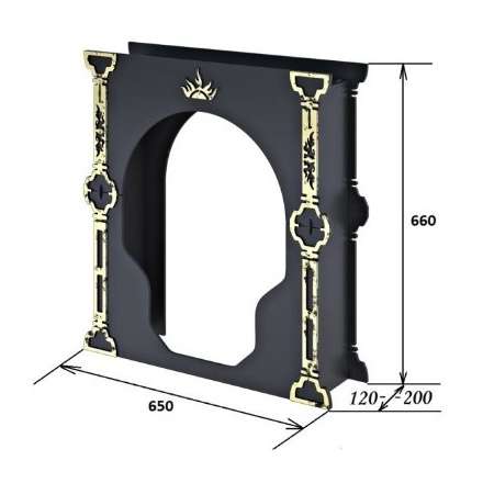 Портал Царь-печи средний стальной в Барановичах