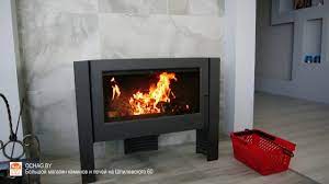 Купить Печь-камин Invicta Itaya в интерьере чугунная в Барановичах в Барановичах