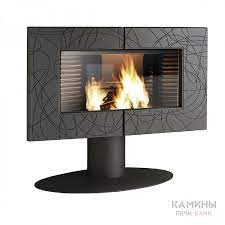 Купить Печь-камин Invicta Symphonia в интерьере чугунная в Барановичах в Барановичах