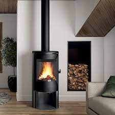 Купить Печь-камин Invicta Poele Neosen Etanche в интерьере чугунная в Барановичах в Барановичах