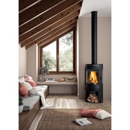 Купить Печь-камин Invicta Poele Neosen Etanche в интерьере чугунная в Барановичах в Барановичах