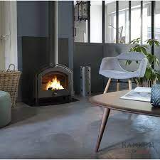 Купить Печь-камин Invicta Stimo в интерьере чугунная в Барановичах в Барановичах