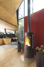 Купить Печь-камин Invicta Altara Plus в интерьере чугунная в Барановичах в Барановичах