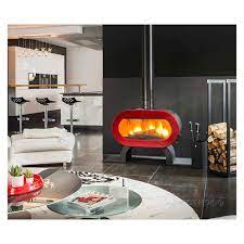 Купить Печь-камин Invicta Fifty Sur Pied в интерьере чугунная в Барановичах в Барановичах