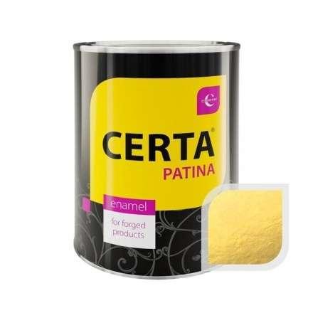 Термостойкая краска CERTA Патина Золото 0,08 кг купить в Барановичах