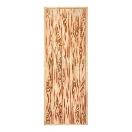 Дверь глухая из цельного массива Озорной Дед 1900x700 липа Класс А коробка из сосны в Барановичах