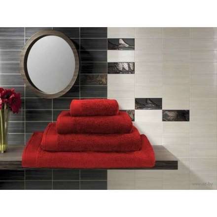 Полотенце махровое 40x70 красное в Барановичах