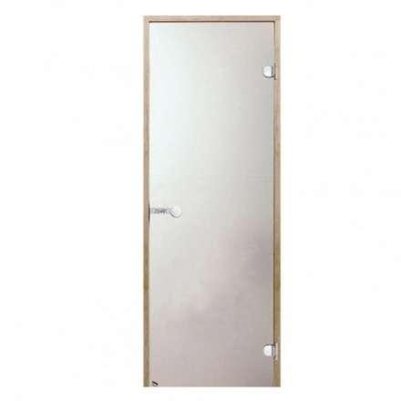 Дверь для бани стеклянная Harvia 7/19 коробка ольха, сатин в Барановичах