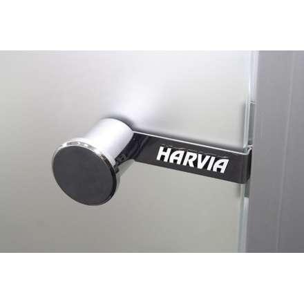 Дверь для бани стеклянная Harvia 7/19 коробка ольха, сатин в Барановичах