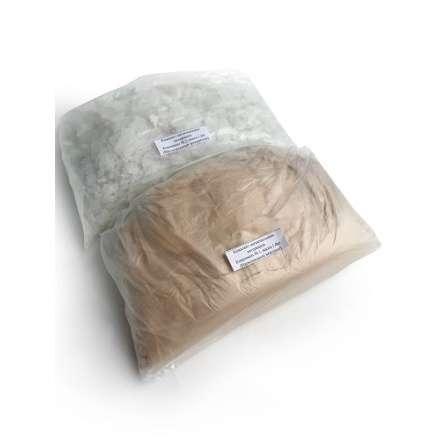 Клей двухкомпонентный для соляных кирпичей (плитки) 3 кг купить в Барановичах