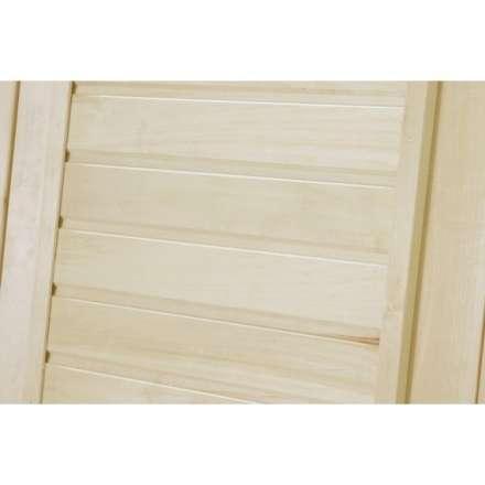 Дверь для бани ComfortProm 700x1800 осина деревянная глухая с фольгой в Барановичах