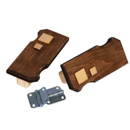 Дверь для бани глухая искусственно состарена 1900х700мм в Барановичах