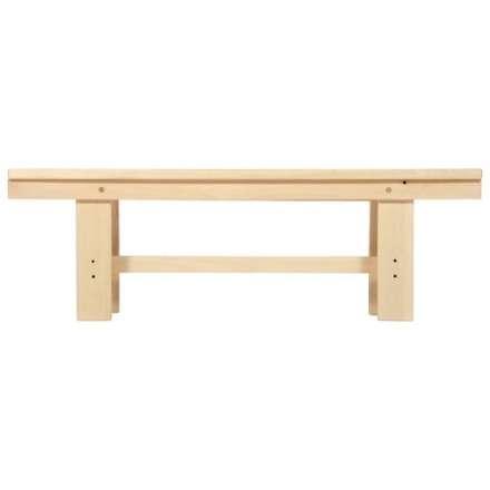 Лавочка разборная 120х33х43 см для бани и сауны (липа) 34002 в Барановичах