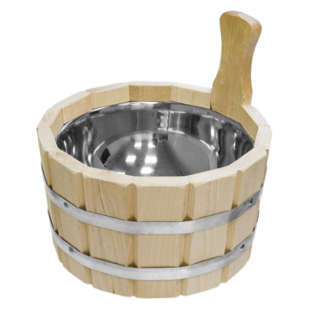 Ушат шайка 3,5л с нержавеющей вставкой 33215 купить в Барановичах