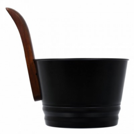 Бадья из стали 4 л черная Банные штучки 41351 купить в Барановичах