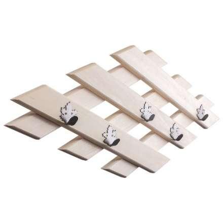 Вешалка Ромб с 5-ю железными кленовыми крючками в Барановичах