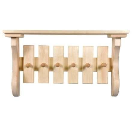 Полка с вешалкой 6 рожков 32412 купить в Барановичах