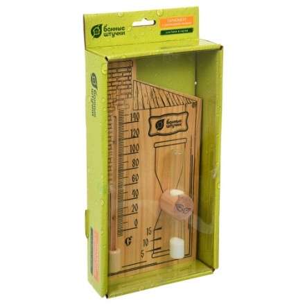 Термометр с песочными часами для бани и сауны 18036 в Барановичах