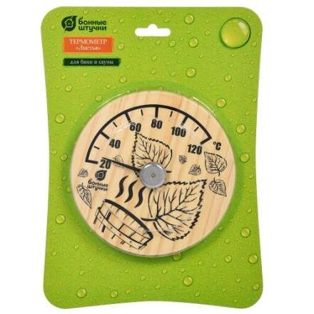 Термометр Листья для бани и сауны 18041 в Барановичах