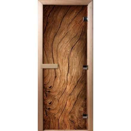 Дверь для сауны Doorwood с фотопечатью A052 1900x700 в Барановичах