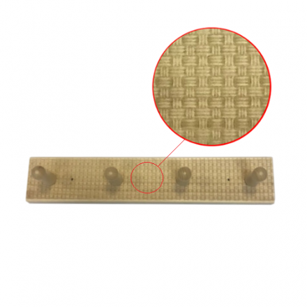 Вешалка 4-х рожковая с тиснением Рогожка купить в Барановичах