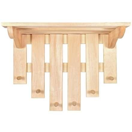 Полка с вешалкой 6 рожков 03580 в Барановичах