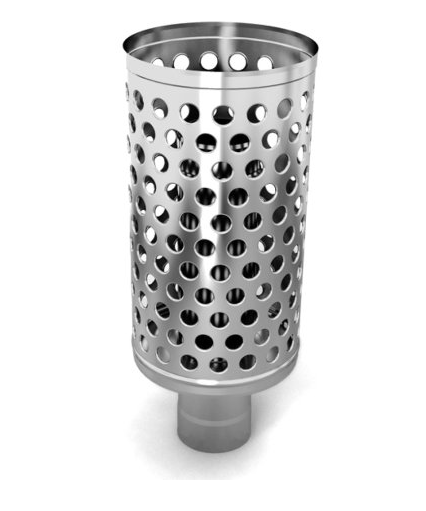 Каменка натрубная ДИЗЕЛЬ, ф115, 1/0,5мм, нерж/нерж купить в Барановичах