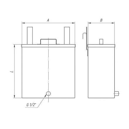 Бак Ferrum Комфорт навесной для печи 60 л в Барановичах