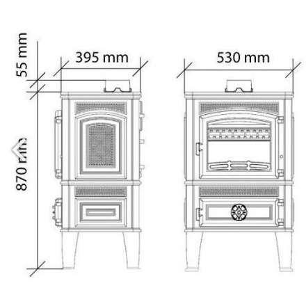 Чугунная печь Ferguss Magma Cook в Барановичах