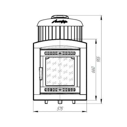 Печь банная ProMetall Атмосфера L в ламелях Жадеит в Барановичах