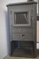 Печь-камин Blist Oganj N чугунная дверца серая фото в Барановичах