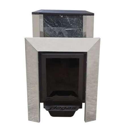 Печь банная Пегас 16 со стеклом в камне змеевик в Барановичах