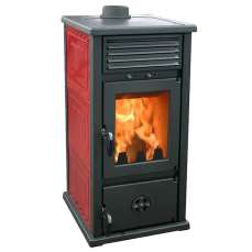 Купить Печь THERMO VESTA PLUS красная (с теплообменником) в Барановичах в Барановичах
